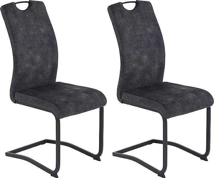 HELA Esszimmerstuhl "Tabea Freischwinger BESTSELLER verschiedene Stoffquali günstig online kaufen