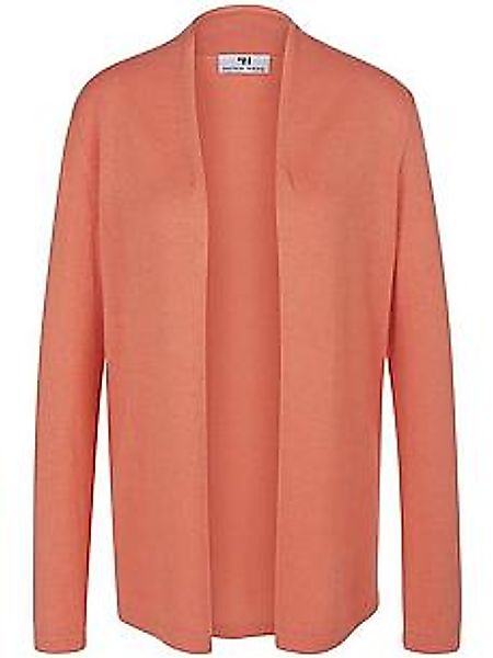 Strickjacke Modell Caro Peter Hahn orange günstig online kaufen