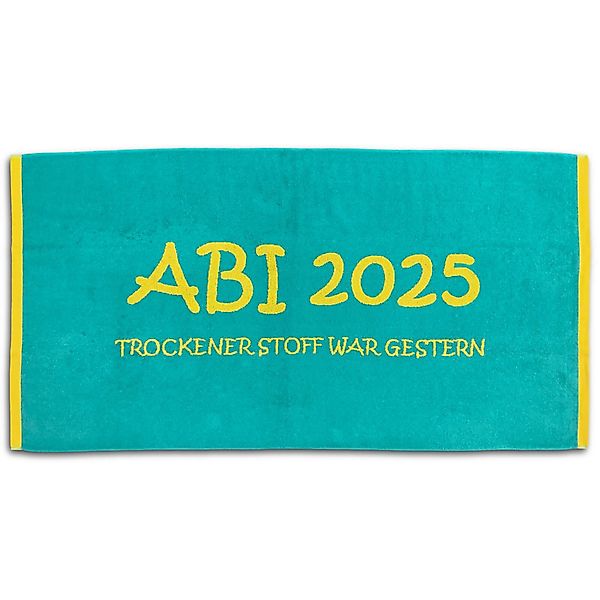 ESPiCO Badetuch Strandlaken ABI 2025 Türkis günstig online kaufen