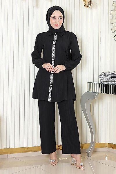 MODAMİHRAM Blusentop KleidStein Detail Anzug günstig online kaufen