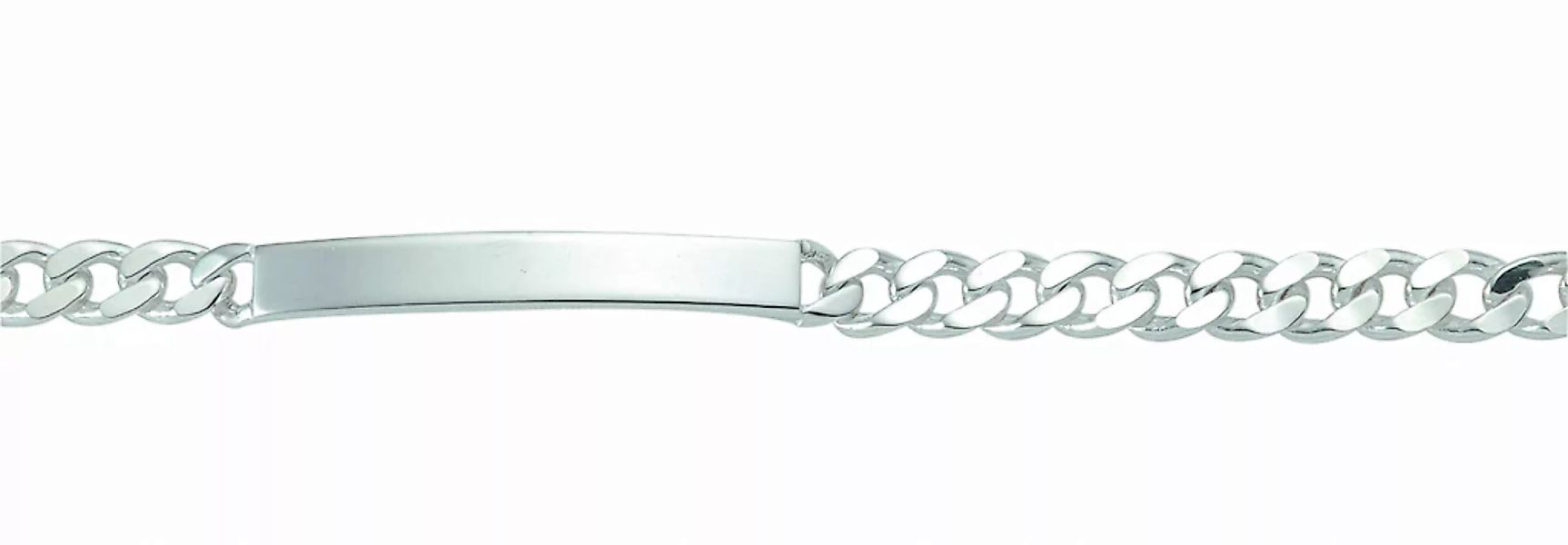 Adelia´s Silberarmband "925 Silber Flach Panzer Armband 21 cm Ø 6 mm", Silb günstig online kaufen
