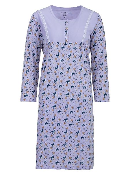 zeitlos Nachthemd Nachthemd Langarm - Butterfly günstig online kaufen
