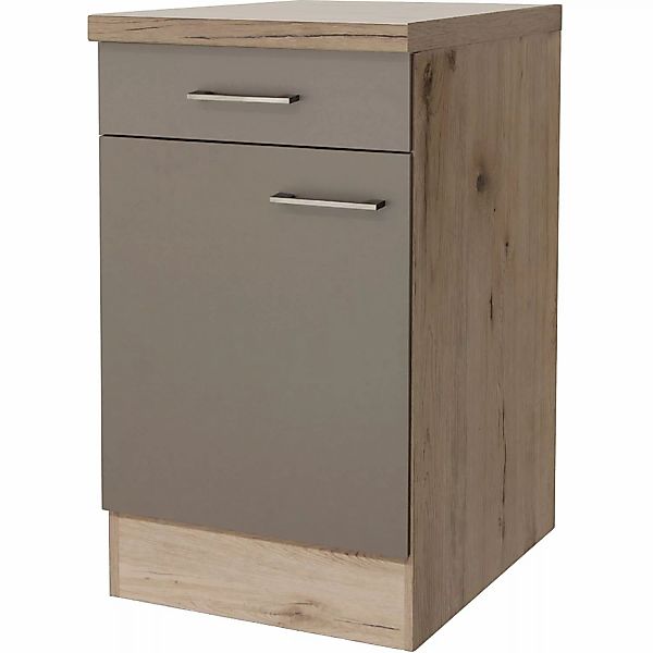 Flex-Well Unterschrank 30 cm Arizona Quarz Cubanit-San Remo Eiche günstig online kaufen