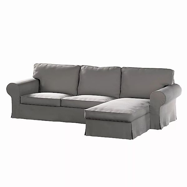 Bezug für Ektorp 2-Sitzer Sofa mit Recamiere, taupengrau, Ektorp 2-Sitzer S günstig online kaufen