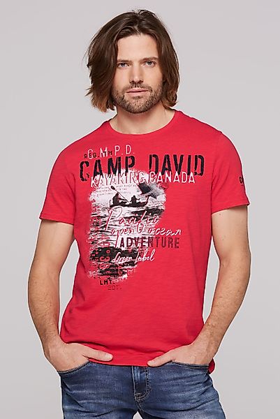 CAMP DAVID Rundhalsshirt aus Baumwolle günstig online kaufen