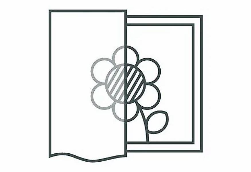 Stickereien Plauen Fensterbild »Fensterbild Blumen«, Echte Plauener Spitze günstig online kaufen