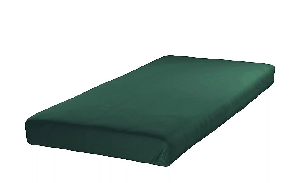 ESTELLA Fein-Jersey Spannbetttuch  UNI - grün - 100% Baumwolle - 180 cm - B günstig online kaufen