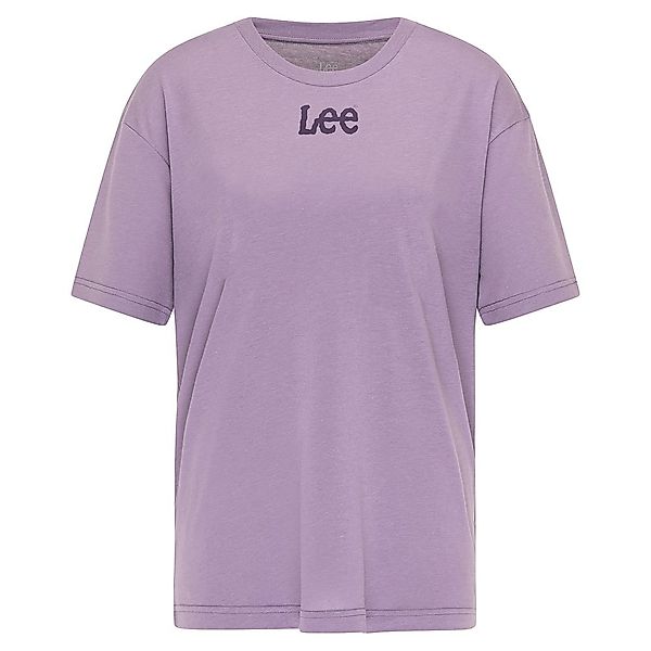 Lee Relaxed Kurzarm Rundhalsausschnitt T-shirt S Washed Purple günstig online kaufen