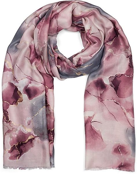 styleBREAKER Modeschal Schal Marmor Muster Metallic Details, (1-St) günstig online kaufen
