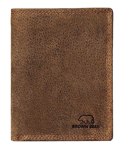 Brown Bear Geldbörse Modell 8002 Hochformat aus Echtleder mit 11 Kartenfäch günstig online kaufen