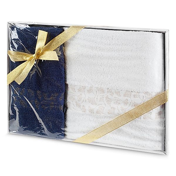 Eurofirany Handtuch Set Eleganter 2er Set günstig online kaufen