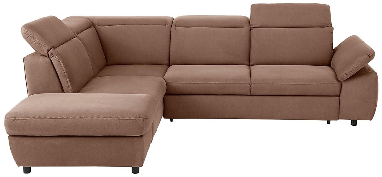 Home affaire Ecksofa »Mauritius L-Form« mit Ottomane, mit Kopfteil- und Arm günstig online kaufen