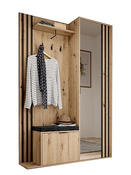 Compleo Garderoben-Set mit Spiegel, Flur Set, günstig online kaufen