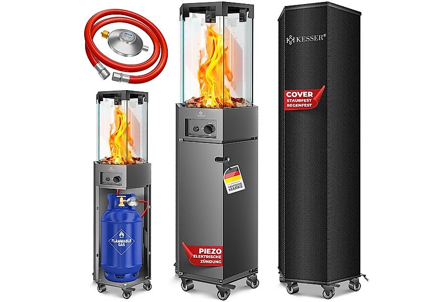 KESSER Heizstrahler, Heizstrahler Gas Terrassenheizstrahler Gasheizung günstig online kaufen