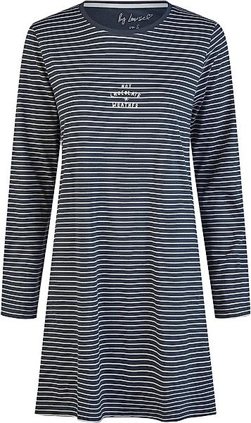 By Louise Schlafanzug by Louise Langarm Sleepshirt Knielang Bequem und Modi günstig online kaufen