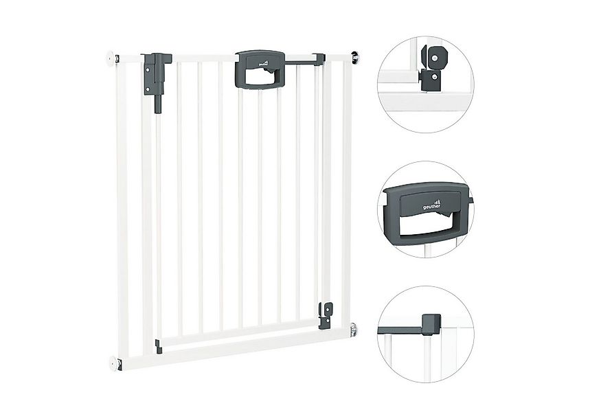 Geuther Türschutzgitter Kinderschutzgitter zum Klemmen Easylock 68-232,5 cm günstig online kaufen