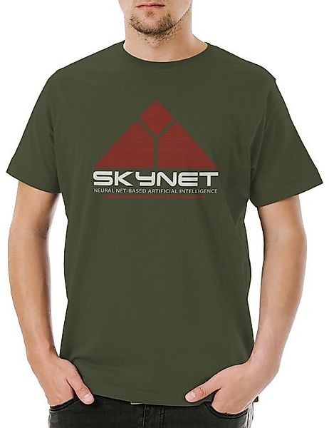 Urban Backwoods Print-Shirt Skynet Herren T-Shirt Research Cyberdine System günstig online kaufen