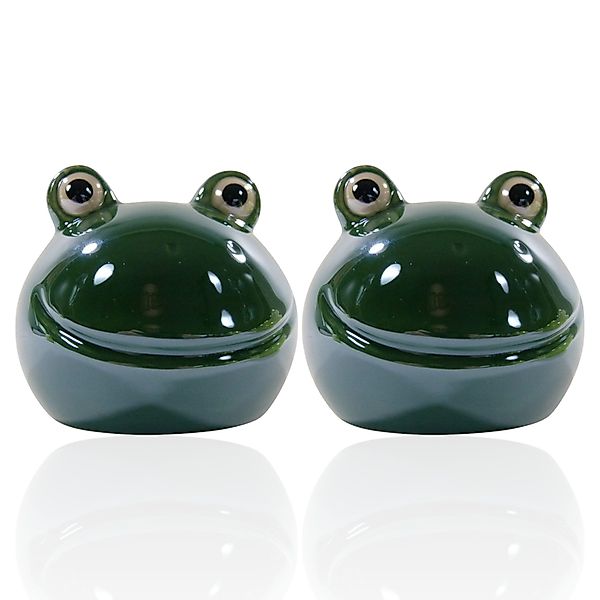 GlasArt Dekofigur Dekofigur Froschkopf Froschkönig drei günstig online kaufen