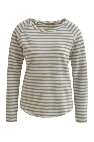 Smith & Soul Rundhalsshirt mit offenen Kanten günstig online kaufen