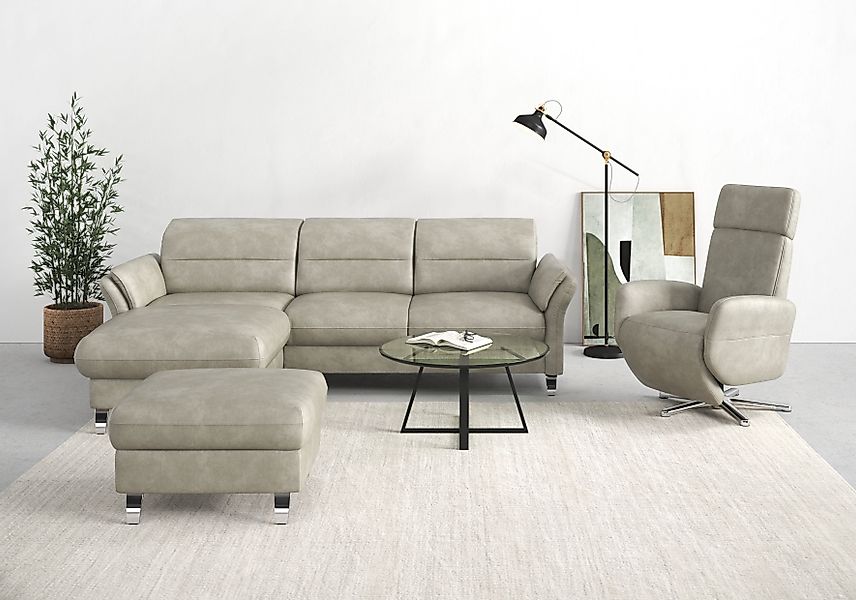 sit&more Ecksofa Grenoble L-Form mit Federkern, günstig online kaufen
