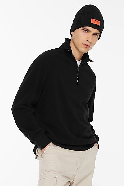 Harlem Soul Fleecepullover, mit Rippbündchen günstig online kaufen