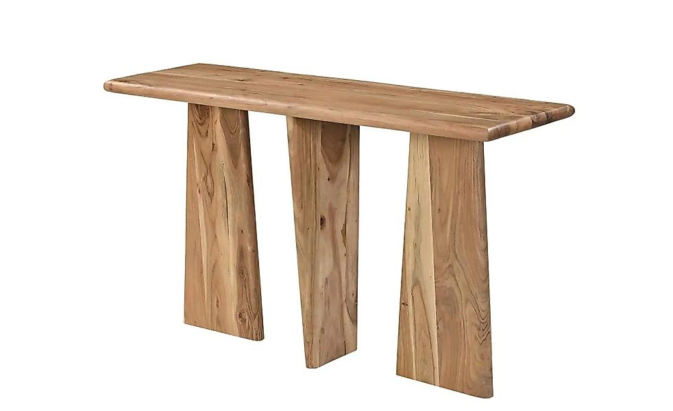 Konsolentisch  Acacia Wave ¦ braun ¦ Maße (cm): B: 130 H: 75 Tische > Konso günstig online kaufen