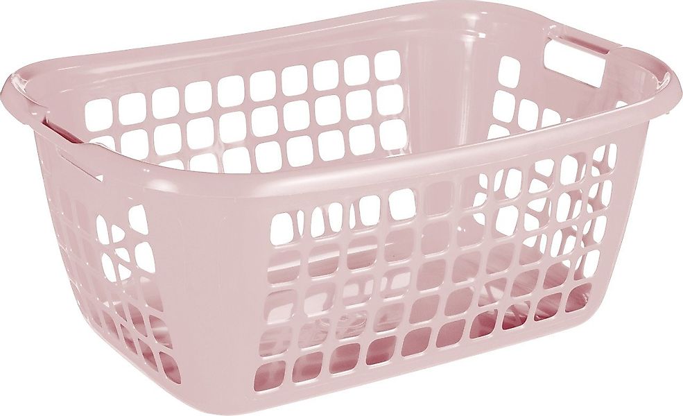 Sunware Wäschekorb Sunware Wäschekorb Basic 79L rosa 65 x 45 x 27 cm günstig online kaufen