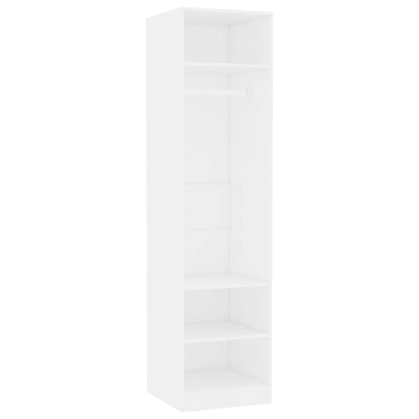 vidaXL Kleiderschrank Weiß 50x50x200 cm Holzwerkstoff Modell 1 günstig online kaufen