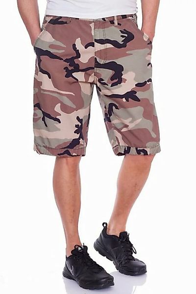 Jet Lag Chinoshorts im Worker Style Camo Tarnmuster günstig online kaufen