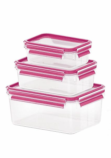 Emsa Frischhaltedose "Clip & Close" Set, 3 tlg. 0,55/1/2,2L,auslaufsicher, günstig online kaufen