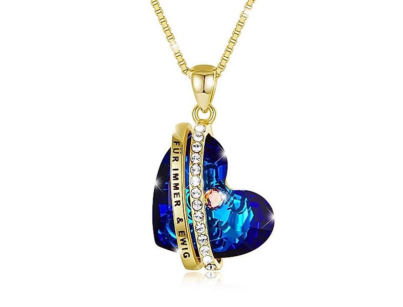 PAVELS Kette mit Anhänger Halskette Immer & Ewig, Einzigartige Herzkette fü günstig online kaufen