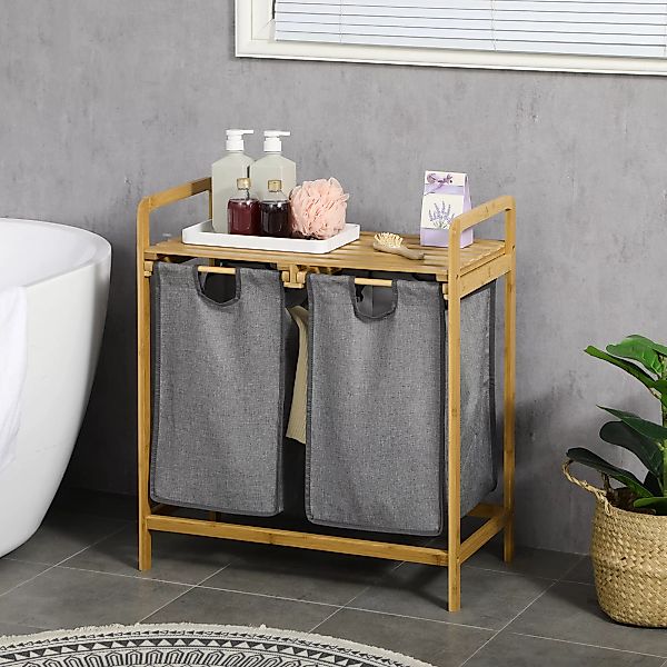 HOMCOM Wäschekorb lackiert (Wäschebox, 1 St., günstig online kaufen