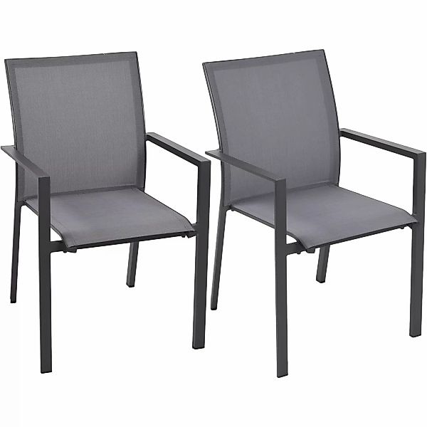 Garden Pleasure Stapelstuhl »RANA, 2er Set«, (Set), 2 St., stapelbar günstig online kaufen