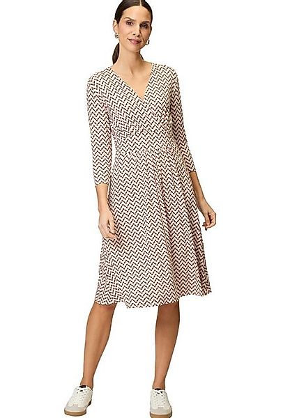 Zero Jerseykleid zero Jerseykleid mit grafischem Print Wickeldesign günstig online kaufen