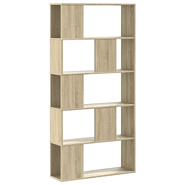 VidaXL Bücherregal 5 Böden Sonoma-Eiche 80,5x23,5x162,5 Holzwerkstoff günstig online kaufen