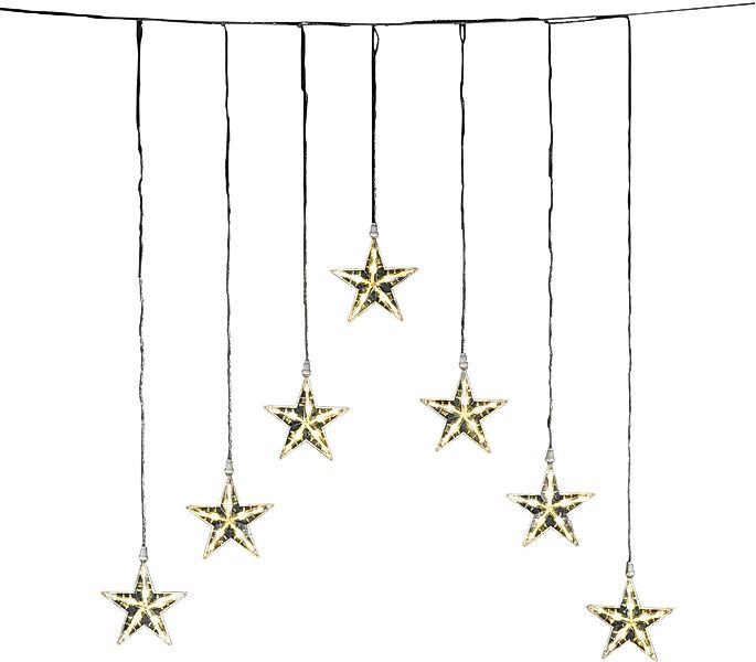 KONSTSMIDE LED-Lichtervorhang Weihnachtsdeko aussen, mit 7 günstig online kaufen