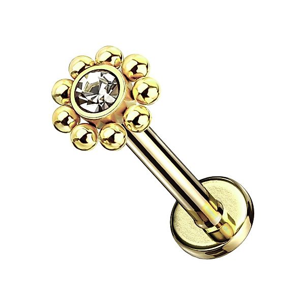 Taffstyle Piercing-Set Labret Monroe Piercing Zirkonia günstig online kaufen
