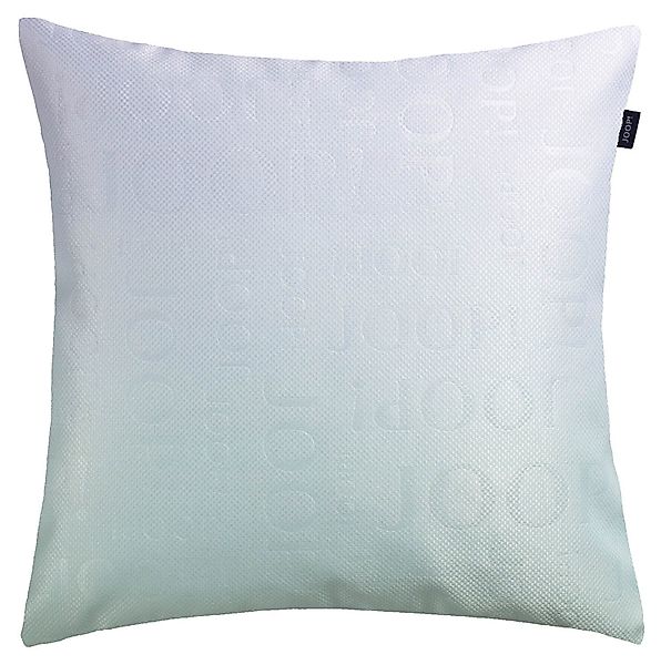 JOOP! Kissenhülle J! LABEL, Blau, Kunstfaser, günstig online kaufen