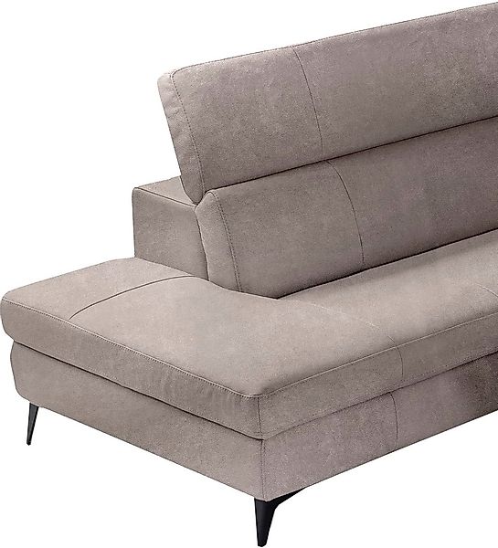 Egoitaliano Ecksofa »Edith, Designsofa mit hohem Sitzkomfort, L-Form«, inkl günstig online kaufen