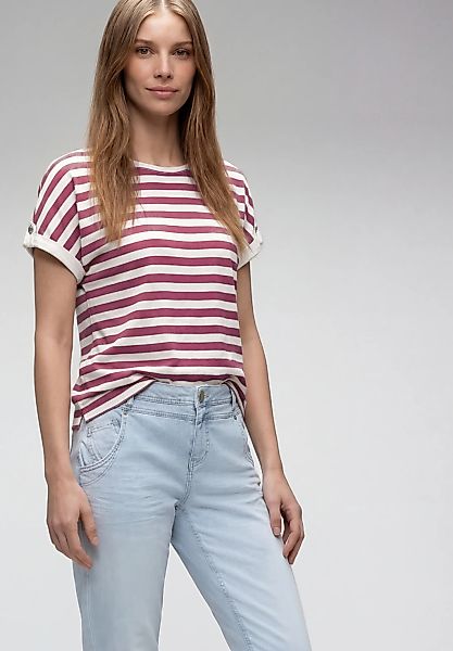 STREET ONE T-Shirt im Streifendesign günstig online kaufen