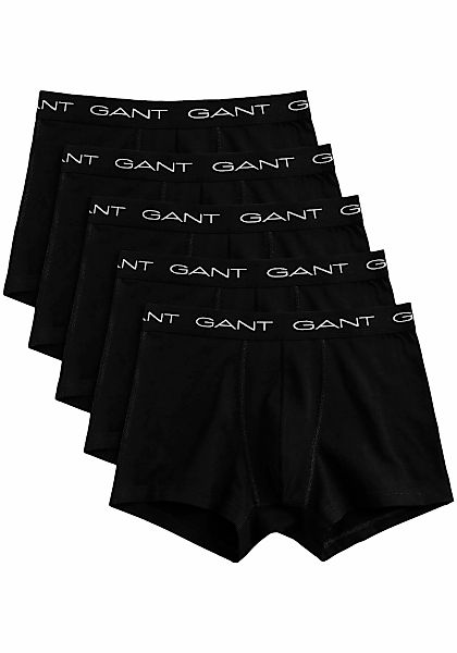 Gant Boxershorts "TRUNK 5-PACK", 5 Stk. mit elastischem GANT-Logobund günstig online kaufen