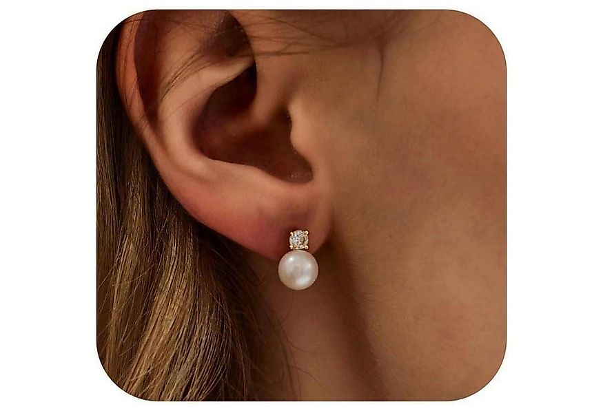 LuxusKollektion Schmuckset Ohrringe Silber 925 Perlen Stecker Süßwasser Hyp günstig online kaufen