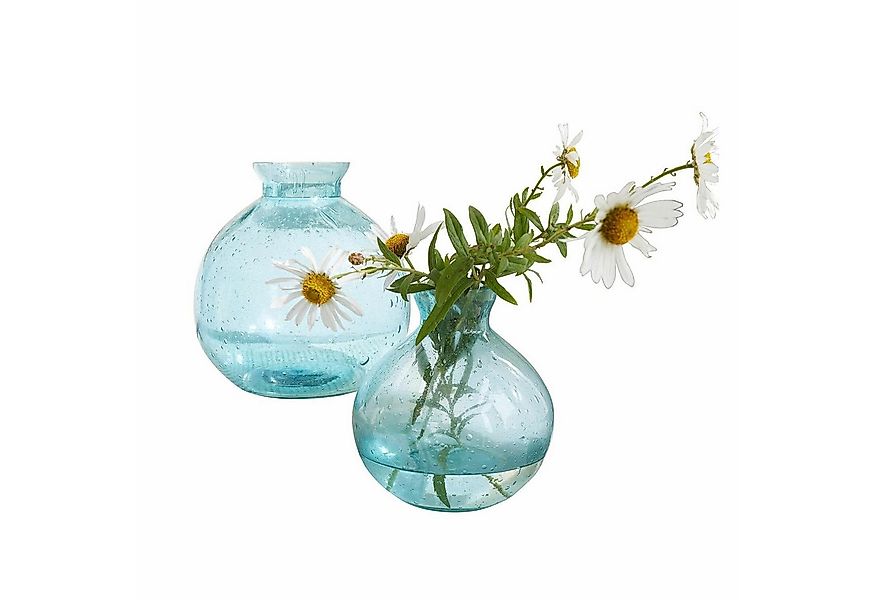 Mirabeau Tischvase Vase 2er Set Quixano blau günstig online kaufen