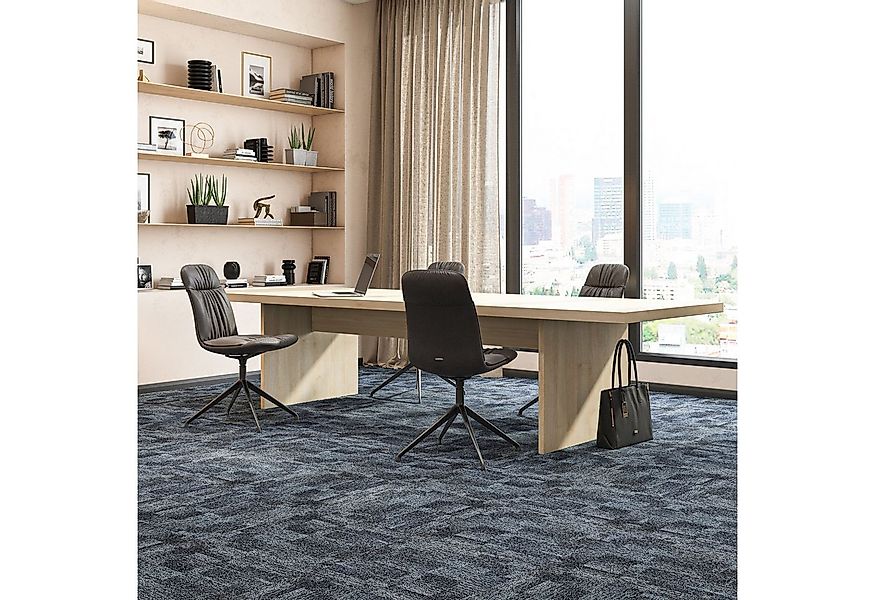 Steffensmeier Teppichfliese Virginia -Paket 5m² (20Stück), Rechteckig, Tepp günstig online kaufen