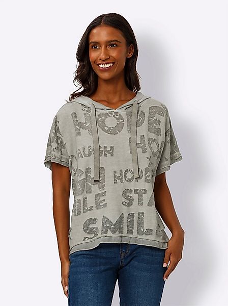 heine T-Shirt Kapuzen-Shirt Kurzarm günstig online kaufen