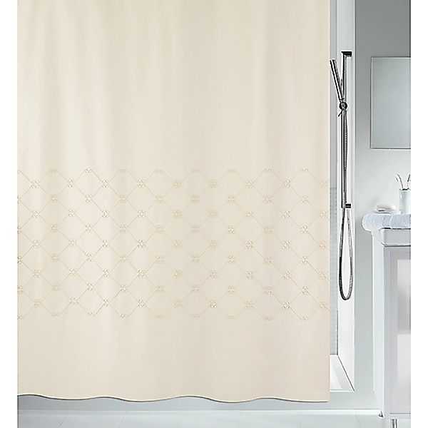 Spirella Duschvorhang Trento 180 cm x 200 cm Beige günstig online kaufen