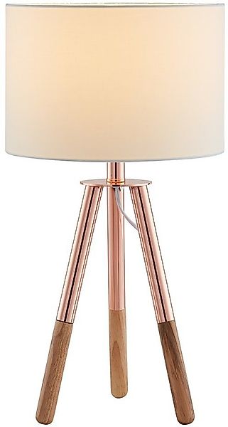 SalesFever Tischleuchte Inese, ohne Leuchtmittel, Dreibeiniges Stativ, skan günstig online kaufen
