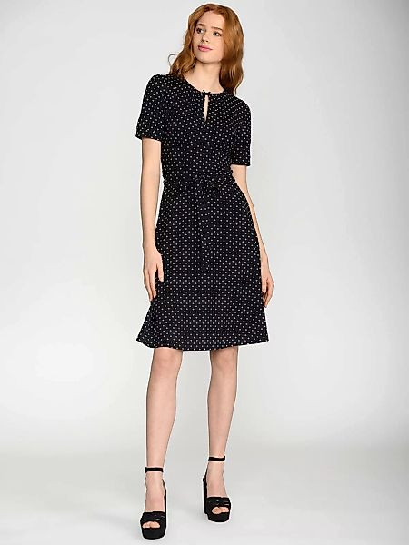 Vive Maria Vintage Èmelie Damen A-Linien-Kleid schwarz allover günstig online kaufen