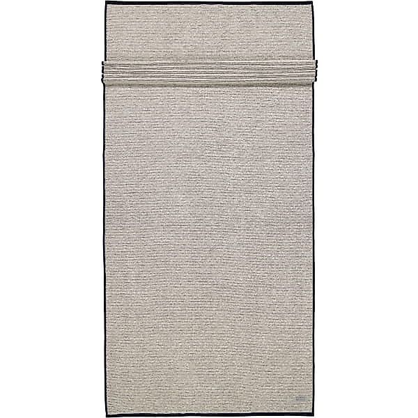 Möve Handtücher Eden Querrippe - Farbe: nature/black - 081 - Saunatuch 80x2 günstig online kaufen