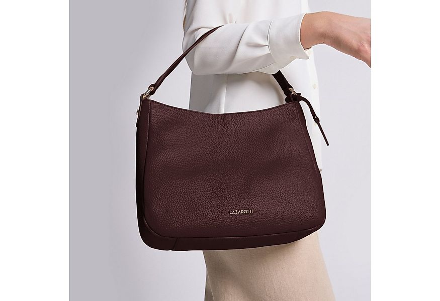 Lazarotti Schultertasche Bologna Leather1, Leder günstig online kaufen